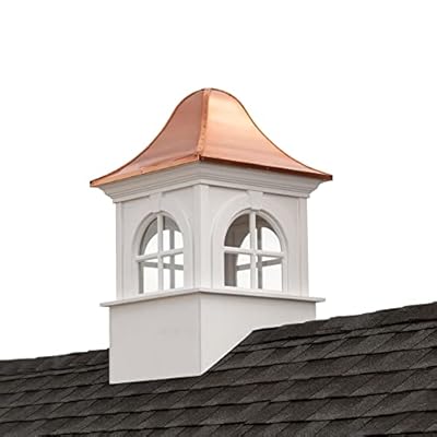 Good Directions Smithsonian Washington Vinyl Cupola with Copper Roof, 30" x 50"