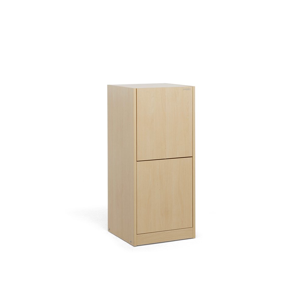 Foppapedretti 9900303303 Myhome Stir8 Tisch mit Regal und Bügelbrett zum Einklappen, Natur, aus Pappelholz