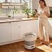 YMXA Mini Laundry Machine 16L — Foldable Portable Laundry Machine and Spinner for Baby Clothes, Underwear, Socks; Ideal for Travel, Dorms, Camping