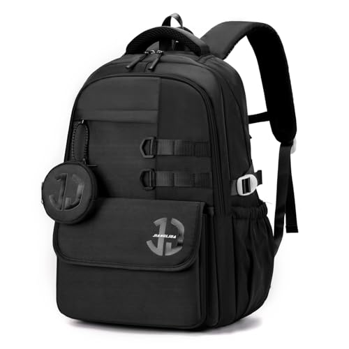 JANSBEN Wasserdichter Schulrucksack für Teenager Jungen und Mädchen,...