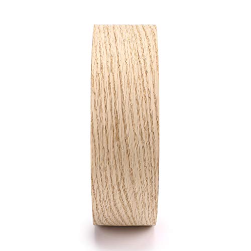Skelang Melaminkante, Melaminkantenumleimer, Melaminkante zum Aufbügeln, für Regal, Schrank, Türrahmen, Roteiche, 50mm x 15m