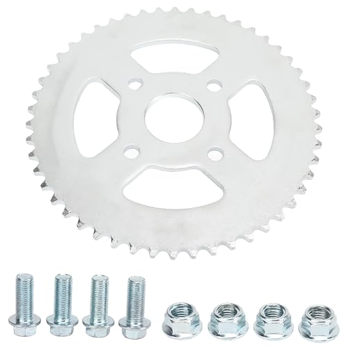 Tissting Piñón Trasero 50 Dientes 40 mm - Reemplazo de Metal para Mini Bicicleta Bt200x Ct200u, Compatible con Cadenas 420, Fácil de Instalar, Diseño Duradero y Resistente