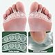Dewocke Silicone Gel Ballenpolster für High Heels, Selbstklebend, Wiederverwendbar, Unsichtbar, Anti-Rutsch, Fußmassage Kissen, Transparent