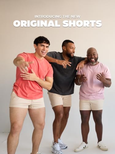 Image of Chubbies Chino Shorts Men 5.5 Inch - Mens Shorts Casual with Elastic Waistband, Side and Back Pockets, Stretch Cotton Blend