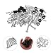 Cabilock TV Wall Mount Screw Kit 88pcs Installation Hardware for LED/LCD TVs Metal Screws Easy Setup for Home Theater