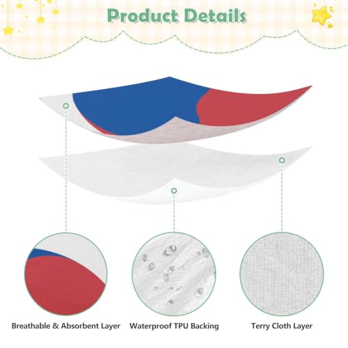Drap-housse imperméable lit bébé 132x71 alèse motif Corée du Sud