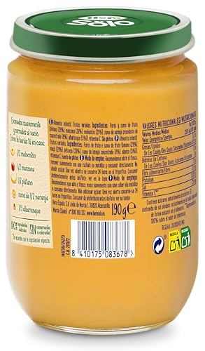 Miniatura 4 de Hero Solo Tarritos Frutas Variadas Bebé Desde 4 Meses, 12 x 190 g