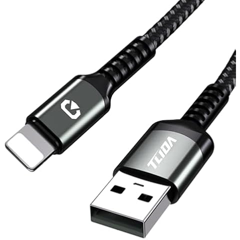TLIDA MFi Certified Nylon Braided Charger Cable Cover