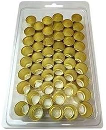 Interstate Pneumatics F0626-50 0.551 inch inner Diameter x 0.492 inch Brass Hose Ferrules for 1/4 inch hose working pressure 500 psi burst pressure 2000 psi 50 per pack