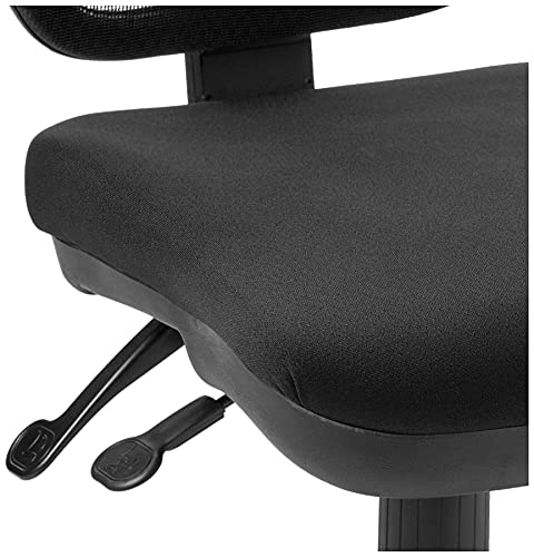 Office Star Progrid Breathable Back Adjustable And Ergonomic Office Task Chair With Built-In Lumbar Support, Coal Freeflex Fabric #TOP5