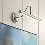 Renaissance 16' Wide Polished Nickel LED Picture Light - Possini Euro Design