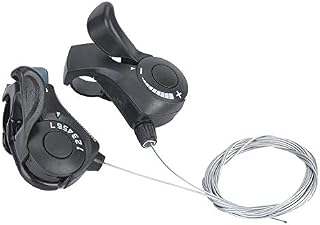 Broco 1 Pair Mountain Bike Split Dial Trigger Shifter Outdoor Mountain Bicycle TX-30 Thumb Gear Shifters 3X7 Speed Shift Lever and Set