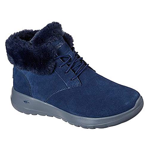 Skechers Skechers Women's go Joy Ankle Boots, Blue Navy Suede Gray Trim Nvgy, 36.5