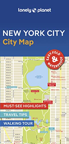 Lonely Planet New York City Map: Durable, Waterproof, Easy-Fold P...