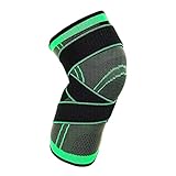 Kniebandage, Kompressionsmanschette, verstellbare elastische Kniestützbandage, Knieschutz für Damen und Herren, Fitnessstudio, Tennis, Radfahren, Basketball, Laufen