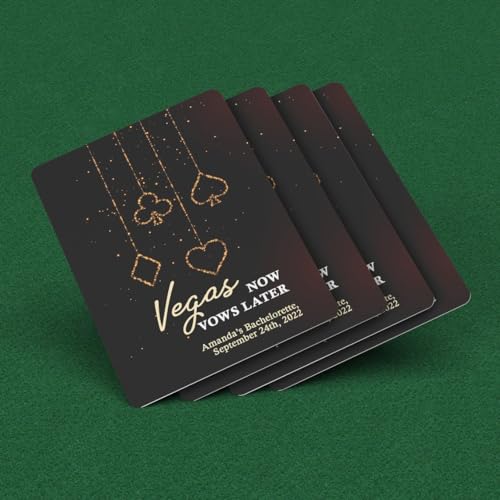 Naipes personalizados para boda en Las Vegas miniatura 6