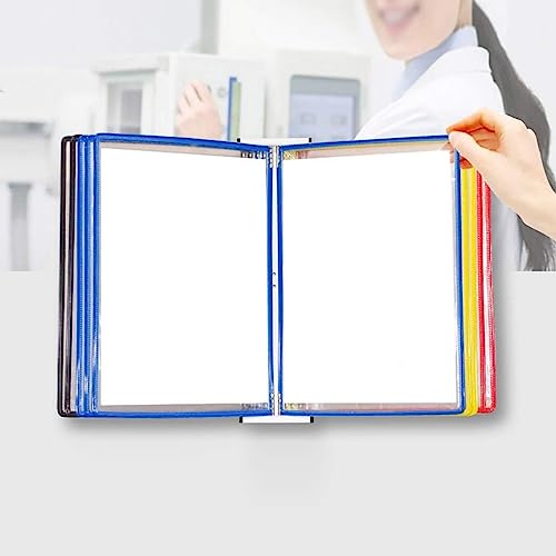 Soporte de pared para archivos y hojas de control para evitar la pérdida de documentos 4