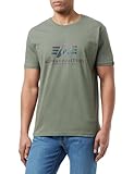 alpha vantage python tutorial Camiseta para hombre Alpha Industries Camiseta Basic T Rainbow Ref para Hombre Vintage Green
