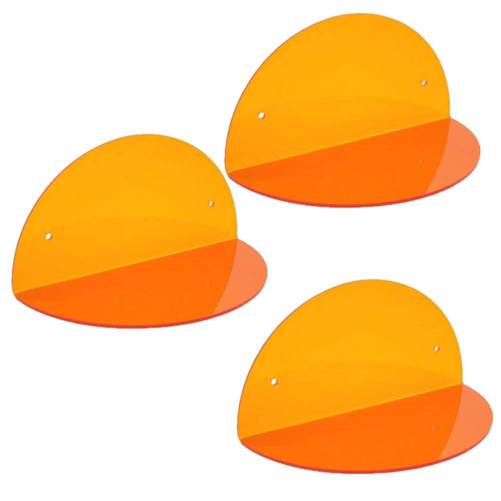 Vjsujehgy For Wall Shelf, Floating Shelves, Display Ledges& Home Decor-3 Pack Acrylic Shelves for Wall