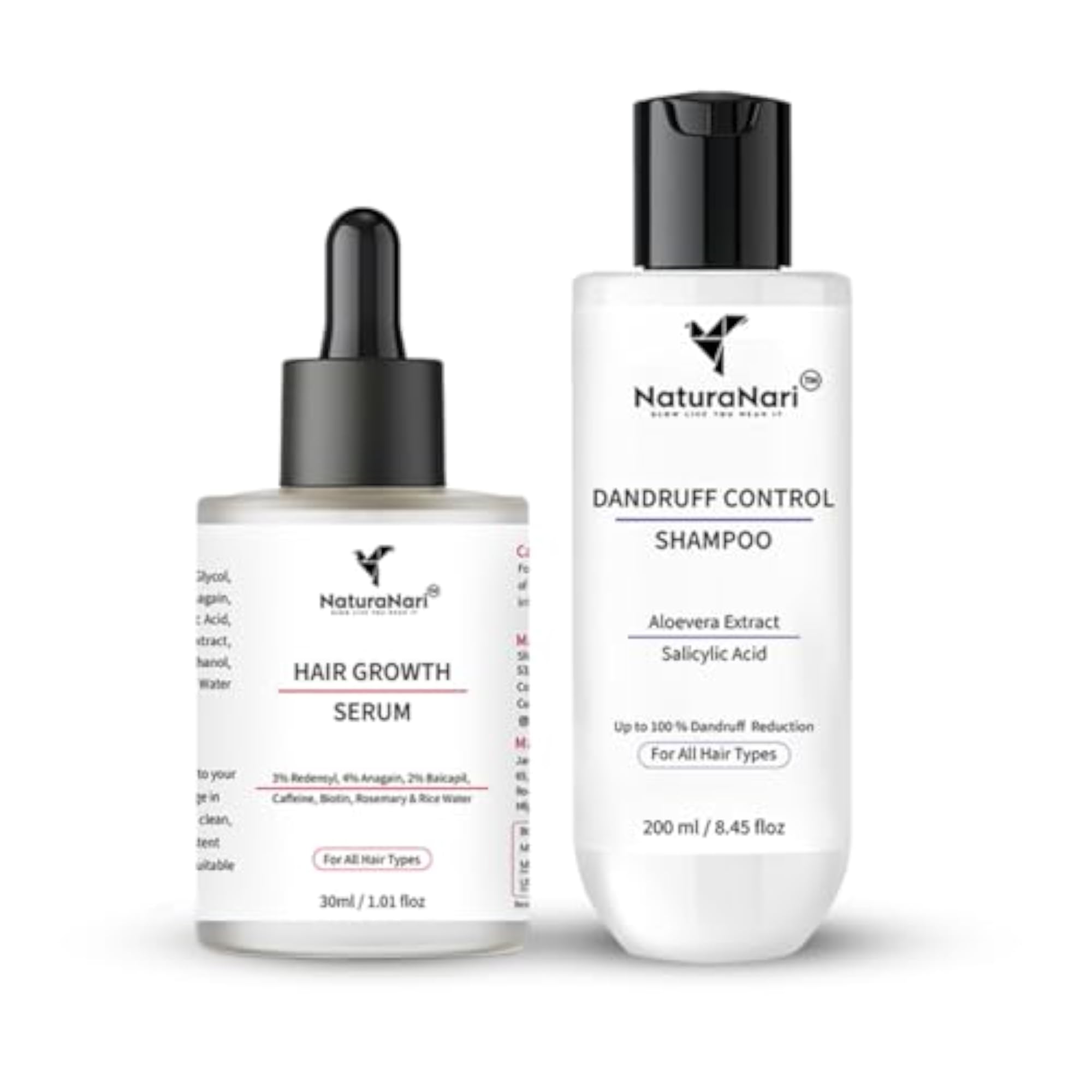Hair Care Combo with Growth Serum & Dandruff Control Shampoo