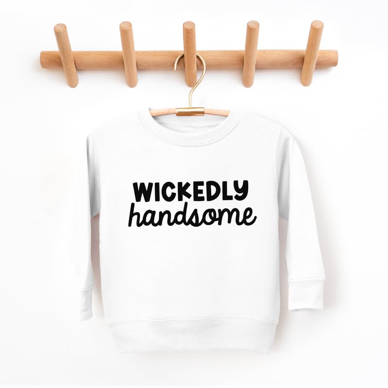 Bump and Beyond Designs Wickedly Handsome Boys Halloween Sweatshirt for Toddlers and Kids3