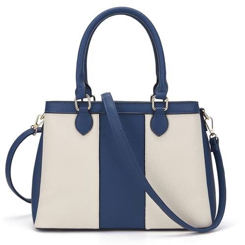 Image of Qiyuer Purses and Wallet Set for Women Satchel Handbag Tote Bag | 3 Zippered Compartments,Pebble PU leather,Multi-slot design,Everyday commuting