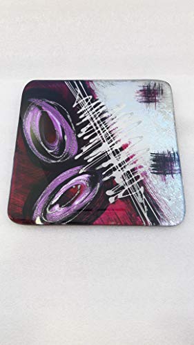 Idellia Dessous DE Plat en Verre TREMPE