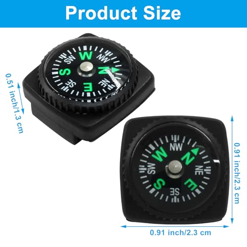 Brújula mini para pulsera 15 piezas Kemcatui miniatura 3