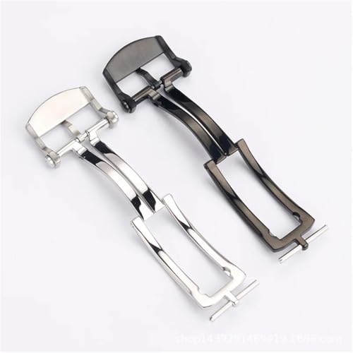 Bracelet cuir 20mm boucle acier argent pour remplacer sangle usée - 5