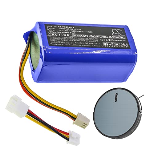 Cameron Sino NEU 2600mAh Ersatz Akku für Proscenic 800T, 820S, 820T, 830T, PR-800T, PR-820T, PR-830S, PR-830T INR18650-M25-4S1P