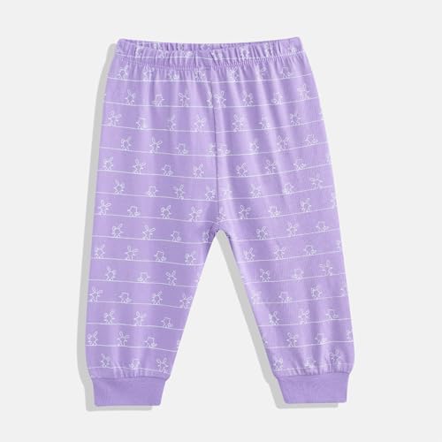 Image of Mothercare Girls Autumn Charm Printed Full Sleeve 4-Piece Top and Pyjama Set