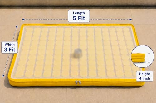 Image of Soul Neverends Solar Food Dryer Bag with Mesh Net Cover, Yellow, Zippered, for Drying Fruits,Vegetables and papad,(3x5 fit) Large yellow