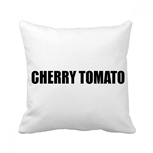 Coussin Tomate Cerise carré oreiller de décoration multicolor 40x40cm housse et insert inclus