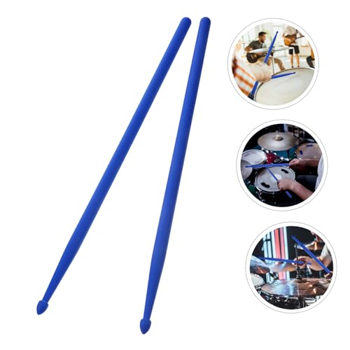 Toddmomy 1 par de baquetas de nailon para instrumentos de percusión, ligeras y para práctica, mazuelos para bateristas, marimbas y tambores de lengua miniatura 3
