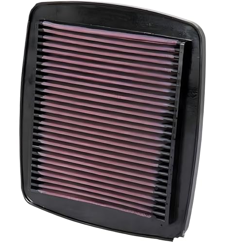 K&N Filtre à air de remplacement compatible avec Suzuki GSXR600W/750W/1100W 1992-1998 (SU-7593)