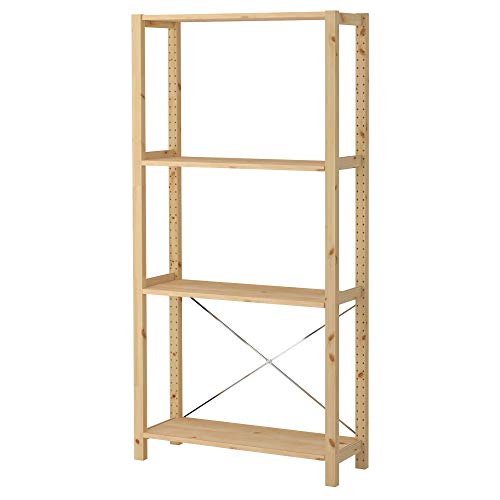 IKEA Ivar 1 Section/Shelves, 89x30x179 cm, Pine