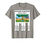 20DNPF00012A-002 Disney Phineas und Ferb Missing Platypus Where\'s Perry? T-Shirt