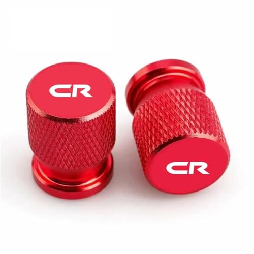 Capuchon de valve de pneu moto Honda CR 250R 125R rouge