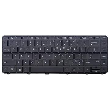 AUTENS Teclado de substituição para laptop HP Probook 430 G3/430 G4/440 G3/440 G4/445 G3/640 G2/645 G2, No Backlight …