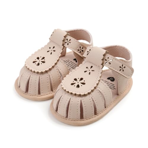 Image of Infant Baby Girls Boys Summer Sandals Premium Unisex Non Slip Rubber Soft Sole Breathable Toddler First Walker Outdoor Beach Shoes