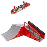 skateboard finger game Excelentes Accesorios de Entrenamiento: Estos juguetes de skate park son adecuados para todos los jugadores de diferentes niveles. Es una herramienta perfecta para entrenar la coordinación de los dedos, especialmente en un día lluvioso y tormentoso. ¡Disfruta de tu tiempo en patineta, sin importar el clima afuera!