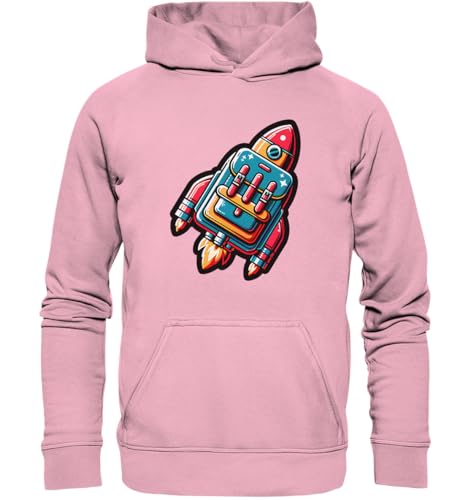 Sweat à capuche premium pour enfant fusée idéal pour la rentrée des classes