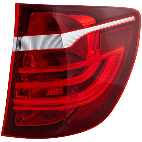 Garage-Pro Tail Light Compatible With BMW X3 2011-2017, Halogen, With bulb(s), Mounts On Quarter Panel, For Models With Halogen Tail Light, Passenger Side, Outer