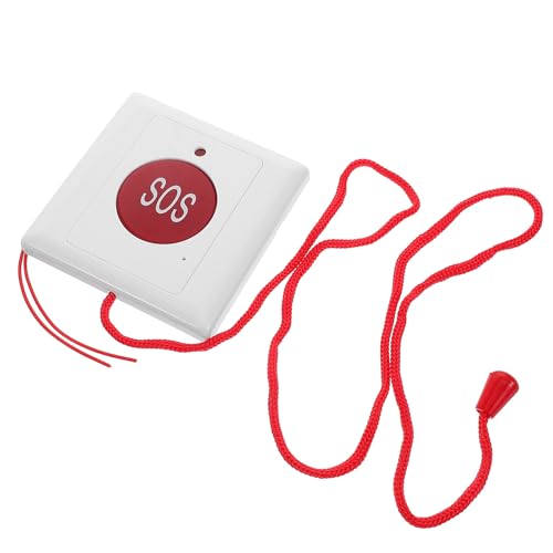 MALUGOGO Emergency Call Button with Cord for Seniors and Wall-Mount Emergency Stop Buzzer Alarm for Home Outdoor and Travel Safety