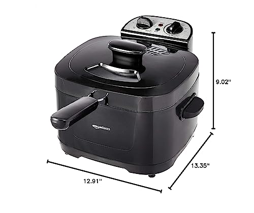 Amazon Basics 2 Liter Electric Deep Fryer, Black #TOP5