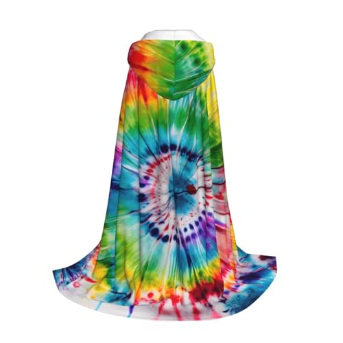Cape médiéval tie and dye à capuche : la solution pour un costume rapide - 3