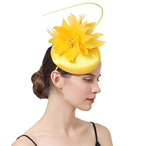 Accessoires for cheveux avec barrette à fleurs en plumes et coiffe de mariage