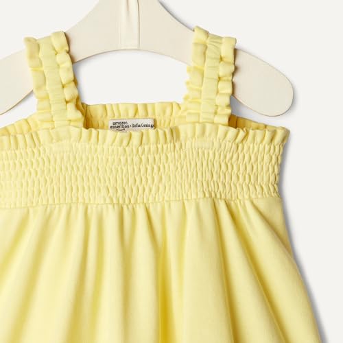 Image of Amazon Essentials x Sofia Grainge Toddlers and Baby Girls' Smocked Cotton Dress