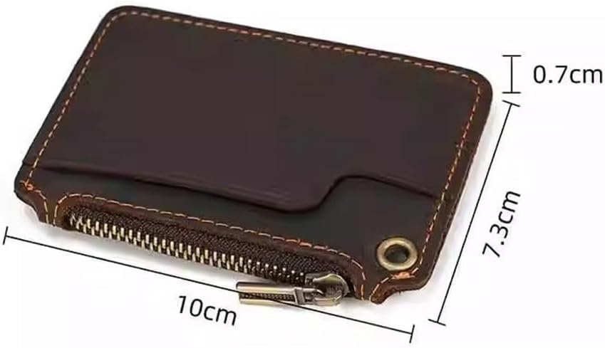 Coin Purse for Men Leather Retro Minimalist Men's Coin Purse Mini Pouch(Colour 1)