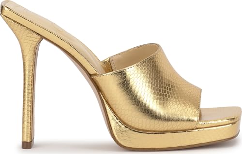 Jessica Simpson Azelica High Heel Sandal, Gold, 8 by Jessica Simpson - Used condition - Image 4